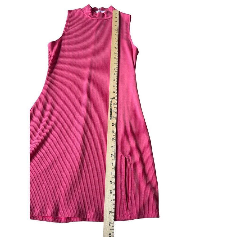 Reformation Skylar Knit Mini Dress size M Pink Sleeveless - Picture 6 of 8